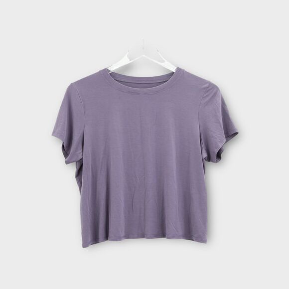Lululemon Action Always Short Sleeve Purple Quartz Size Medium Estimated* - Picture 1 of 5